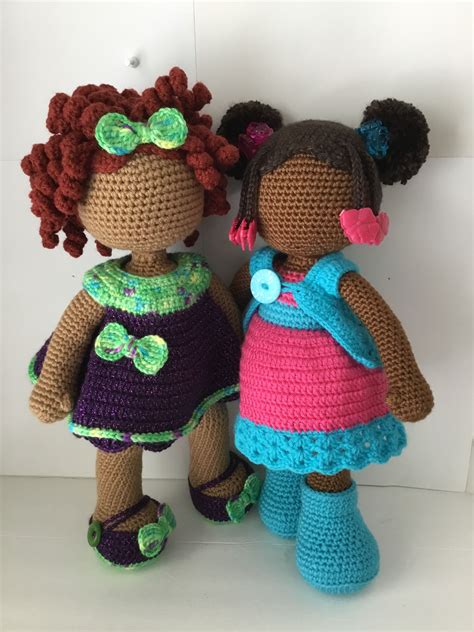 black crochet dolls|free crochet patterns for doll.